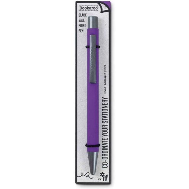 Bookaroo Pen - Purple - Book from The Bookhouse Broughty Ferry- Just £3.99! Shop now