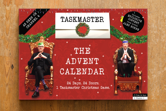 The Taskmaster Advent Calendar - Perfect for Christmas 2025 -  from The Bookhouse Broughty Ferry- Just £27! Shop now