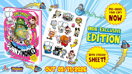 The World of Bunny vs Monkey (a Phoenix Comic book, from the multi-million-selling creative genius Jamie Smart) - INDIE EXCLUSIVE EDITION - Book from The Bookhouse Broughty Ferry- Just £15.29! Shop now