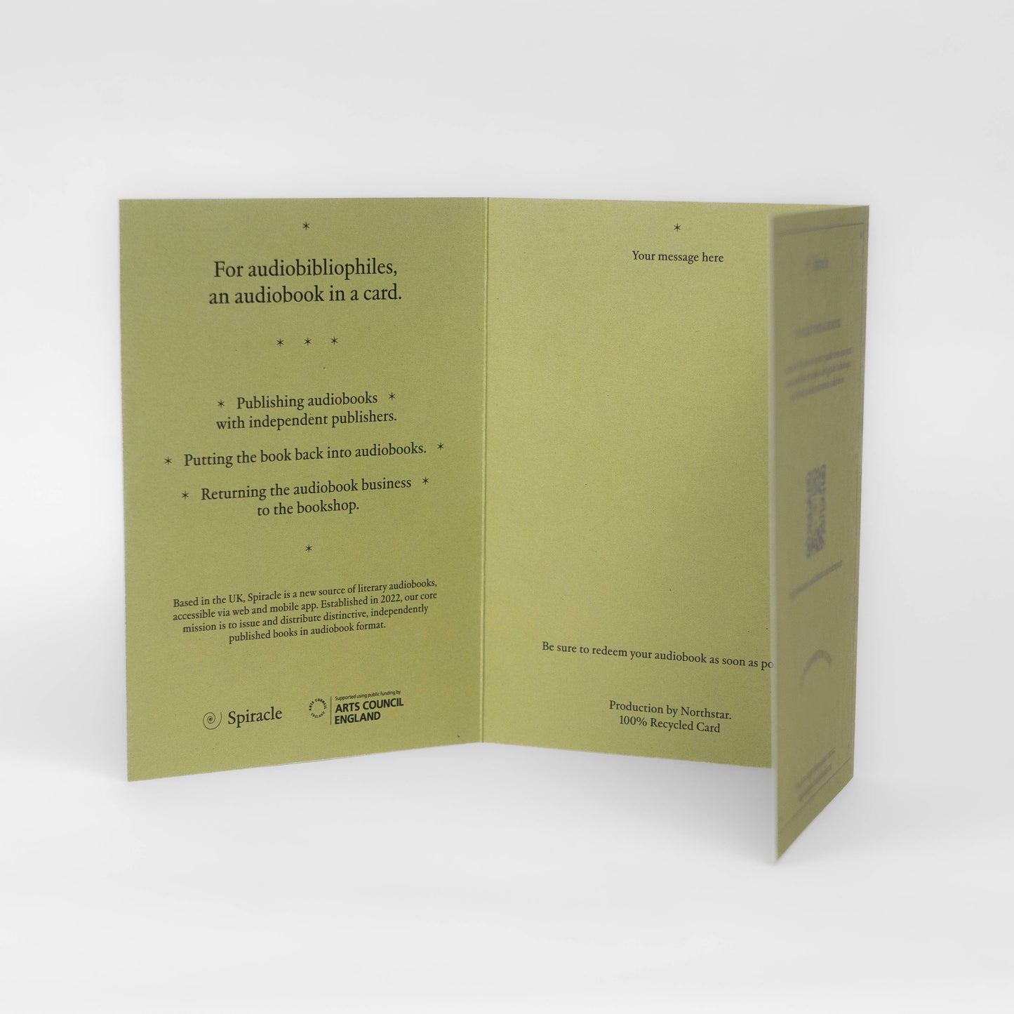 Audiobook In A Card: The Enchanted April  -  from The Bookhouse Broughty Ferry- Just £12! Shop now