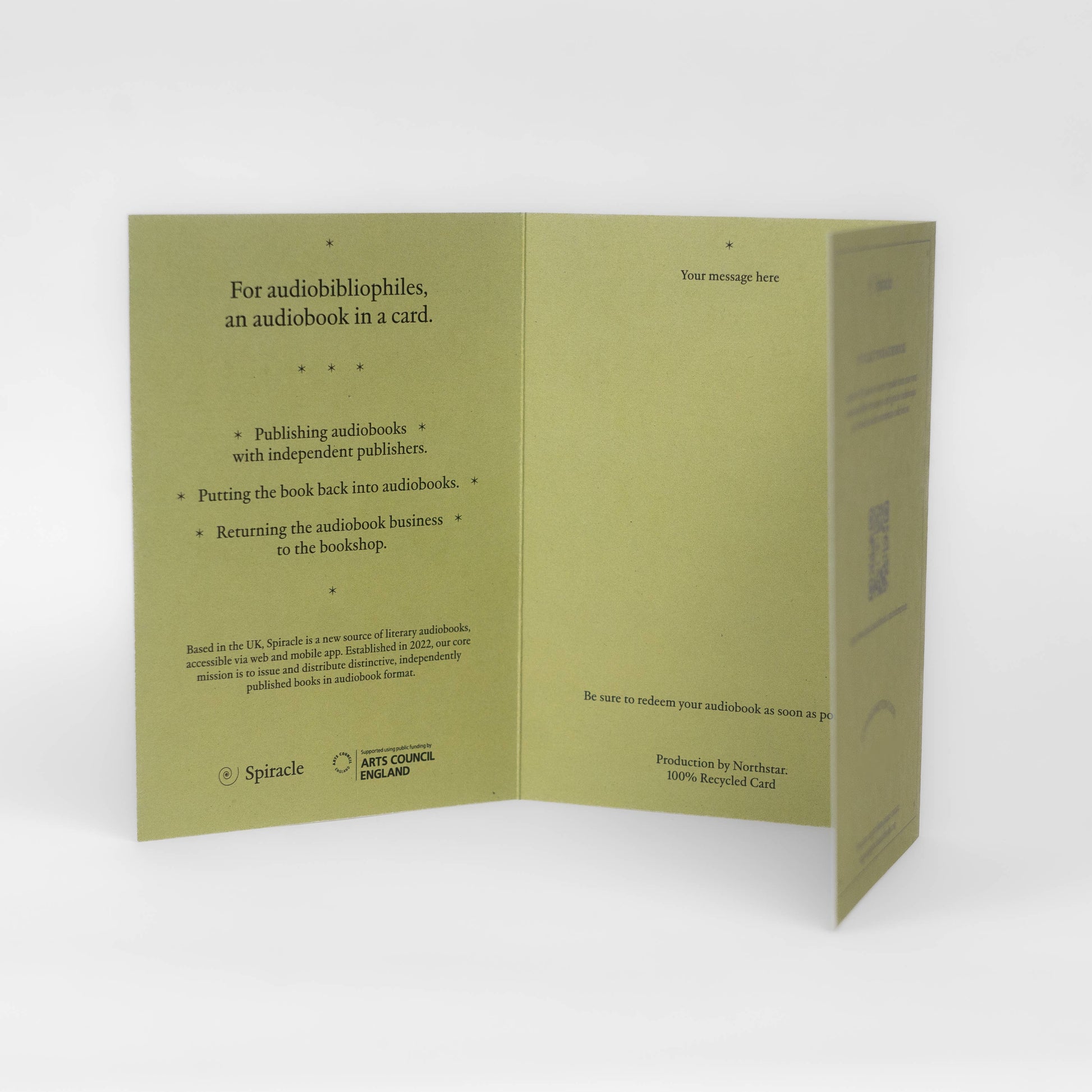 Audiobook In A Card: The Enchanted April  -  from The Bookhouse Broughty Ferry- Just £12! Shop now