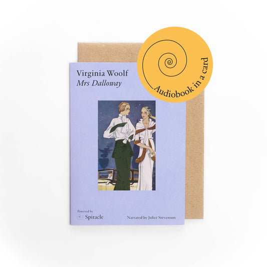 Audiobook in a Card: Mrs Dalloway by Virginia Woolf -  from The Bookhouse Broughty Ferry- Just £12! Shop now