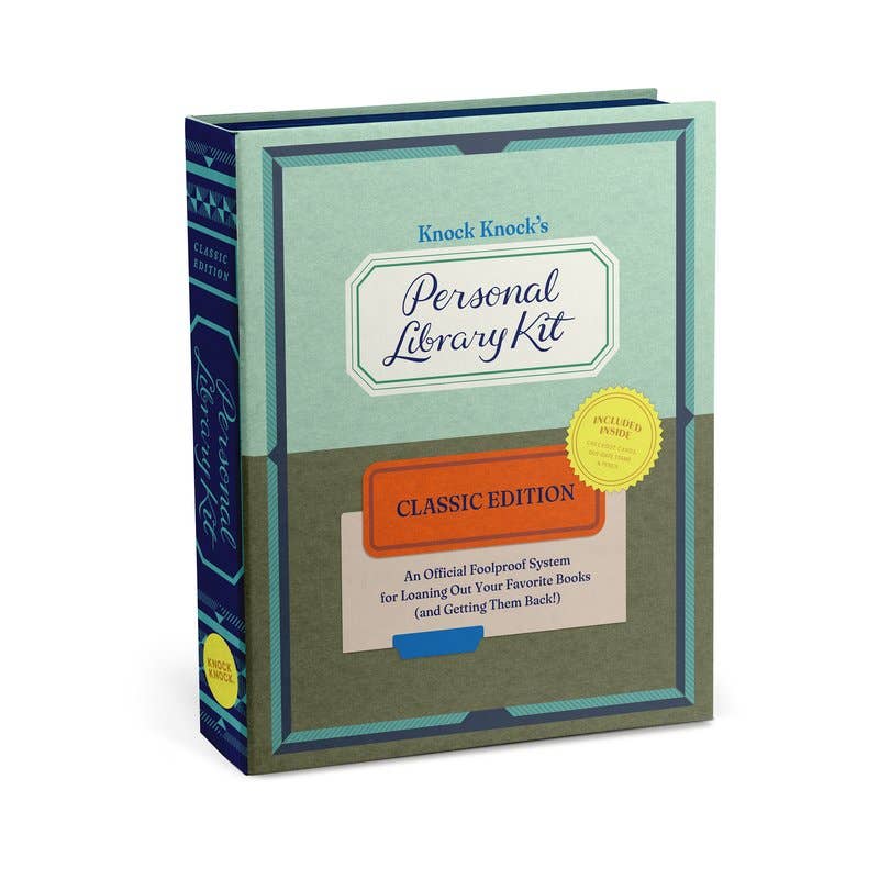 Knock Knock Personal Library Kit Classic Edition PLK Book Bo -  from The Bookhouse Broughty Ferry- Just £17.95! Shop now