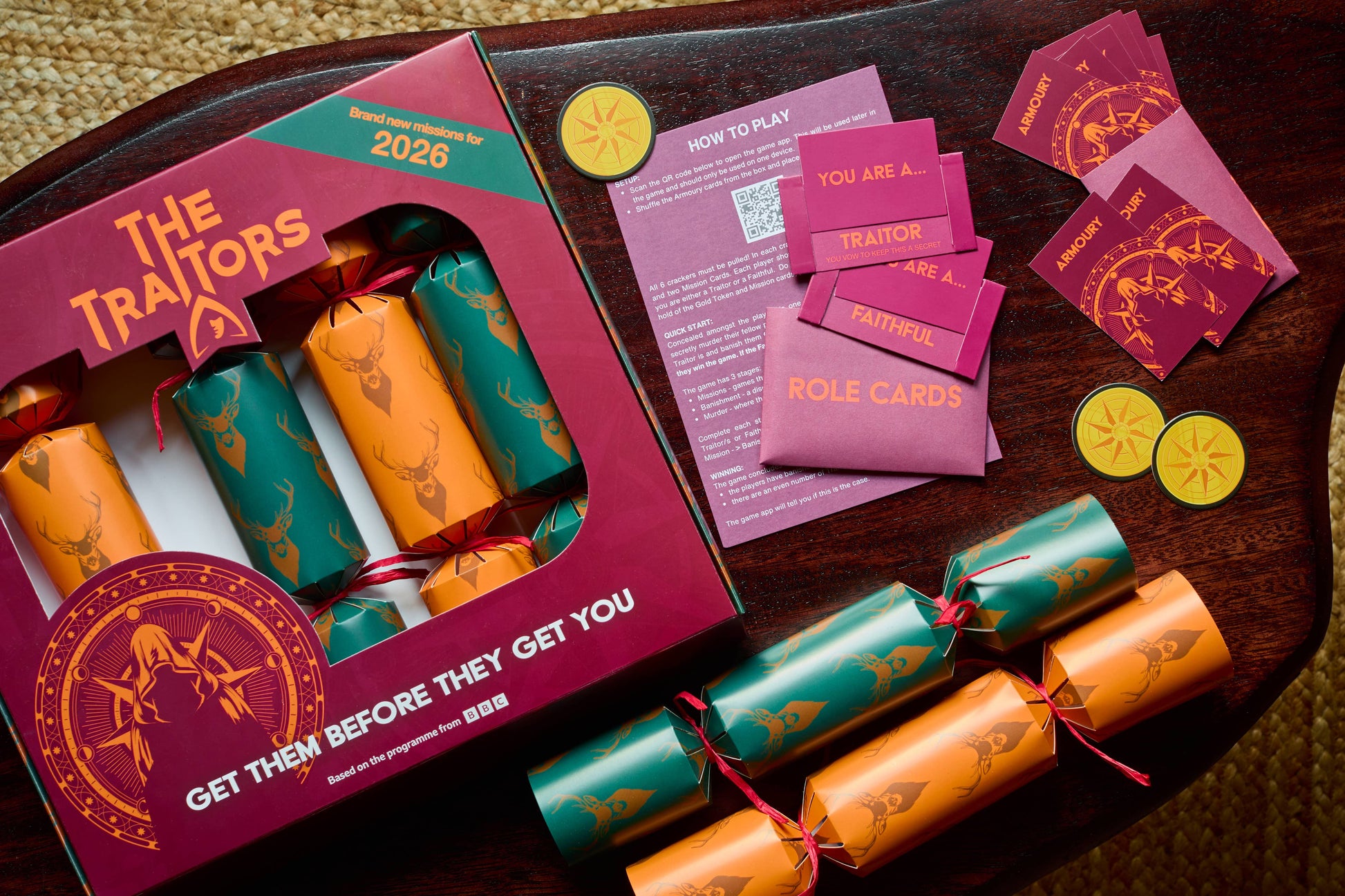 Traitors 2026 | Christmas Crackers | NEW Christmas 2026! -  from The Bookhouse Broughty Ferry- Just £22.50! Shop now
