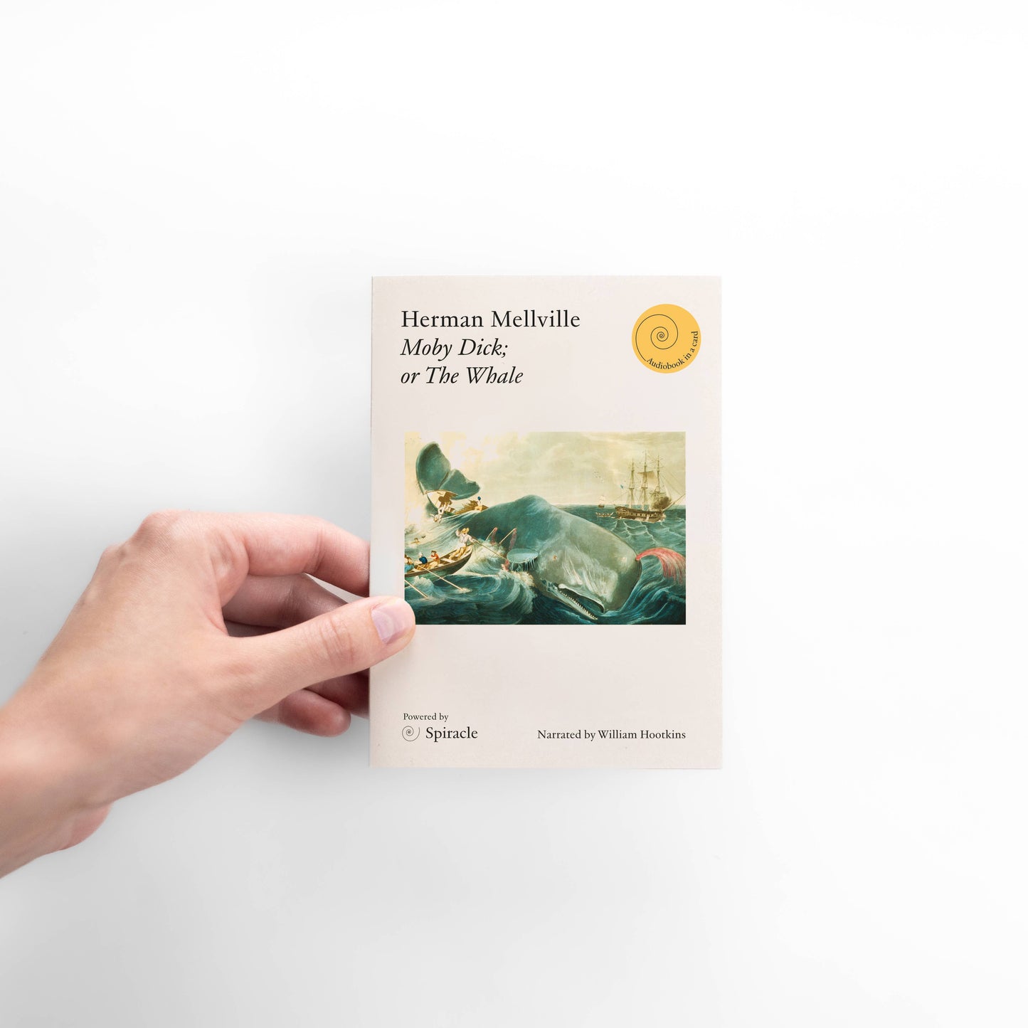 Audiobook in a Card: Moby Dick by Herman Melville -  from The Bookhouse Broughty Ferry- Just £12! Shop now