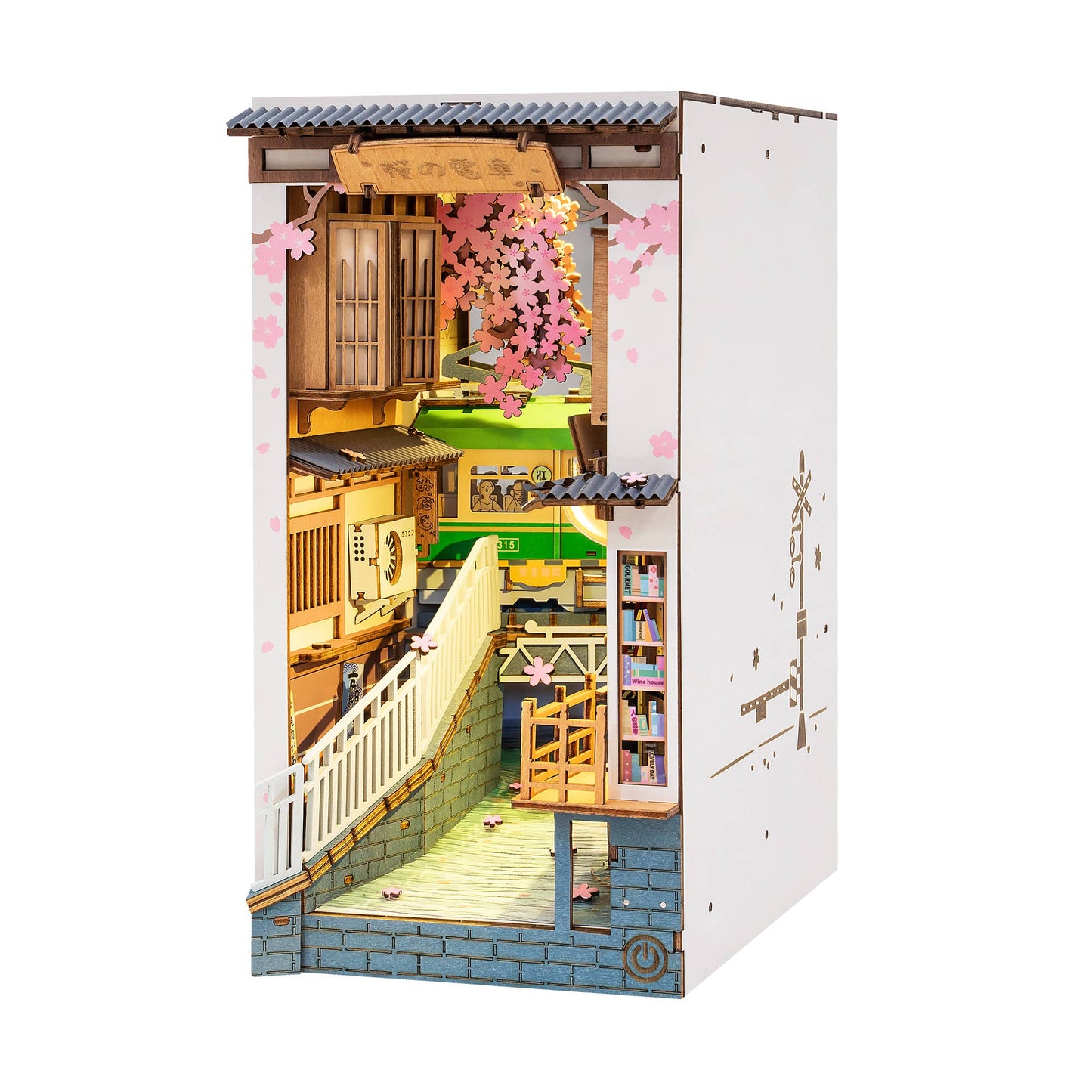 DIY Miniature House Book Nook Kit: Sakura Densya -  from The Bookhouse Broughty Ferry- Just £39.95! Shop now