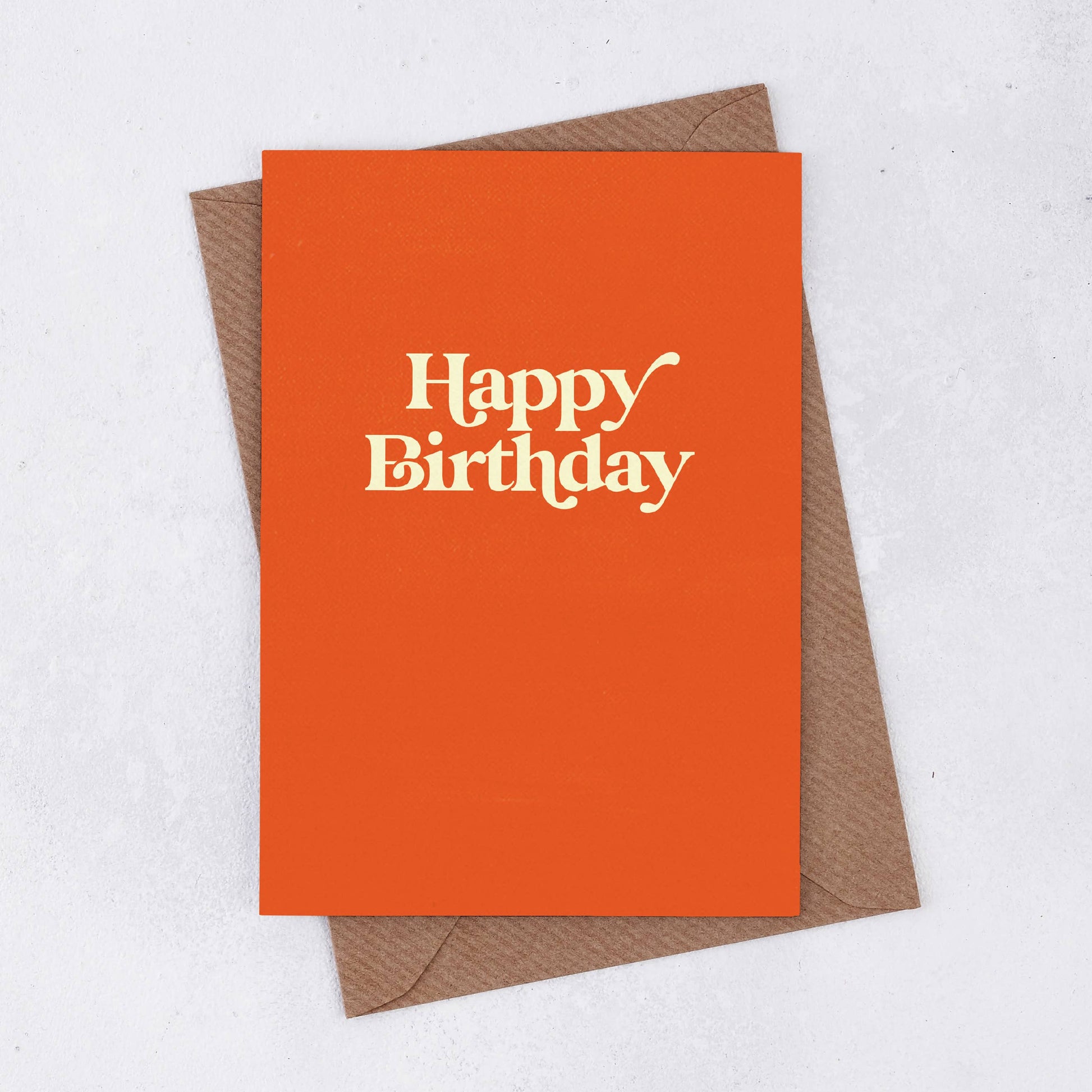 'Happy Birthday' Retro Greetings Card -  from The Bookhouse Broughty Ferry- Just £3.95! Shop now
