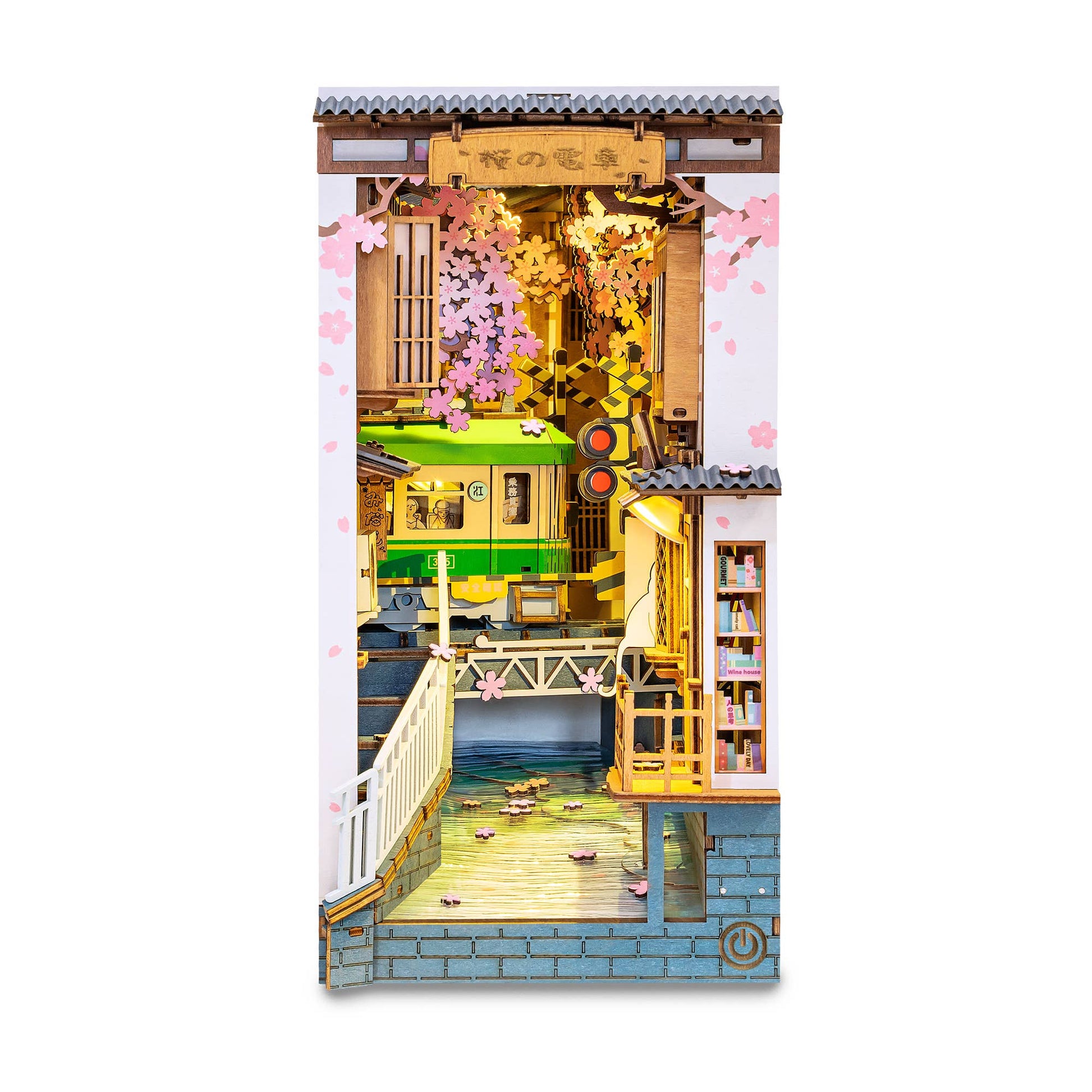 DIY Miniature House Book Nook Kit: Sakura Densya -  from The Bookhouse Broughty Ferry- Just £39.95! Shop now