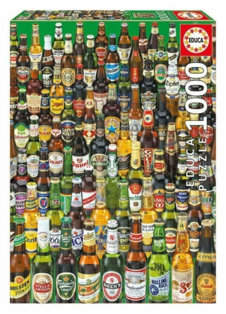 Educa Borras - Beers 1000 piece Jigsaw Puzzle - Book from The Bookhouse Broughty Ferry- Just £12.99! Shop now