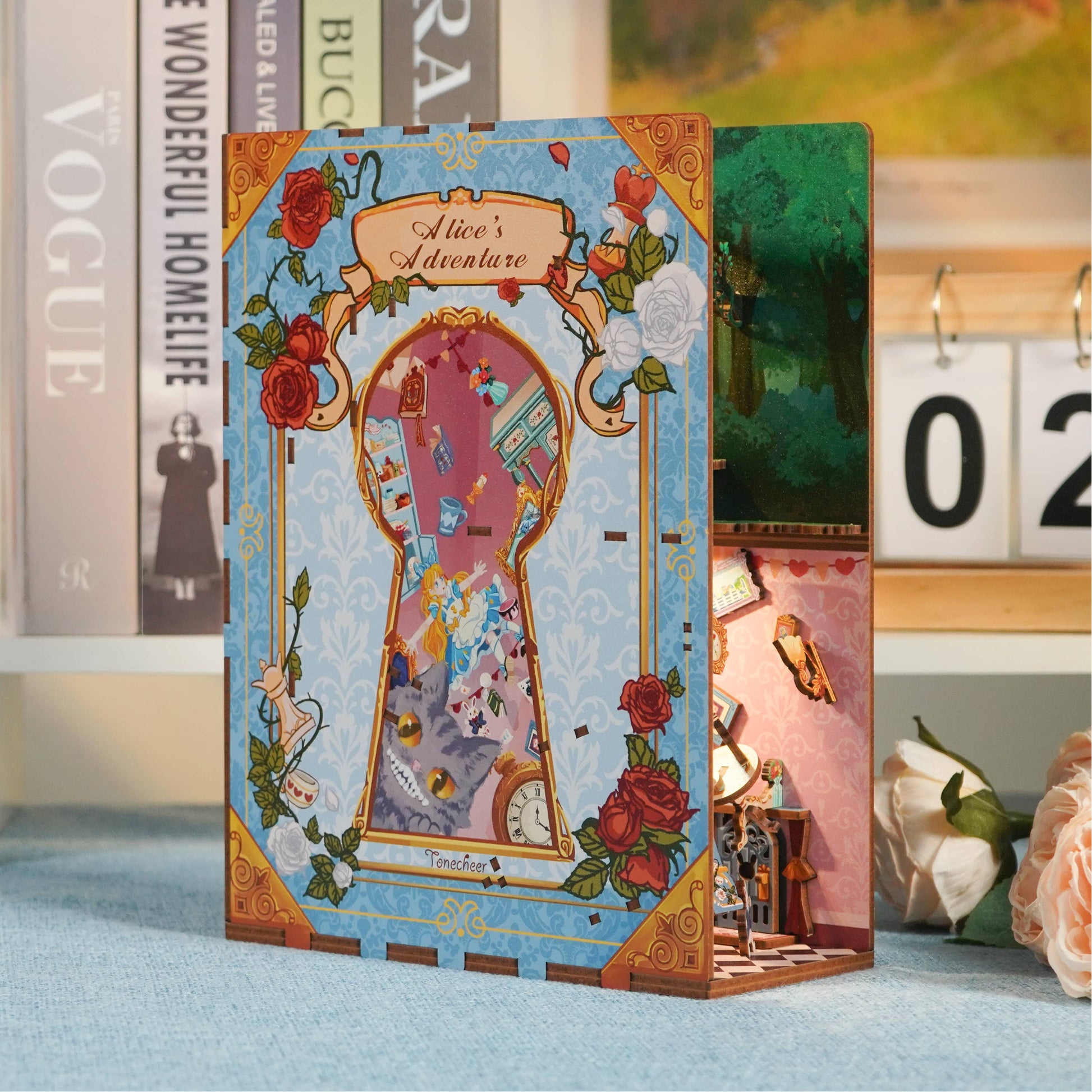 DIY Miniature House Book Nook Kit: Alice's Adventure -  from The Bookhouse Broughty Ferry- Just £39.95! Shop now