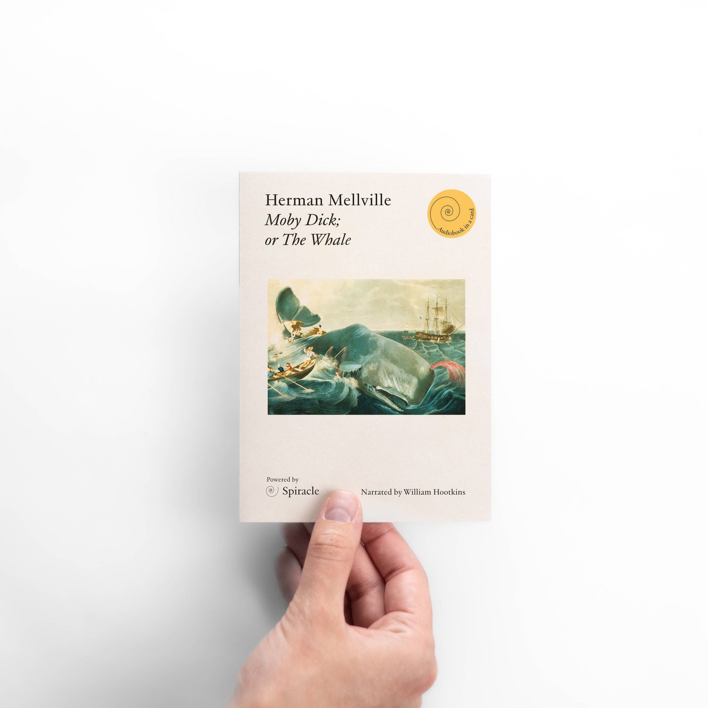 Audiobook in a Card: Moby Dick by Herman Melville -  from The Bookhouse Broughty Ferry- Just £12! Shop now