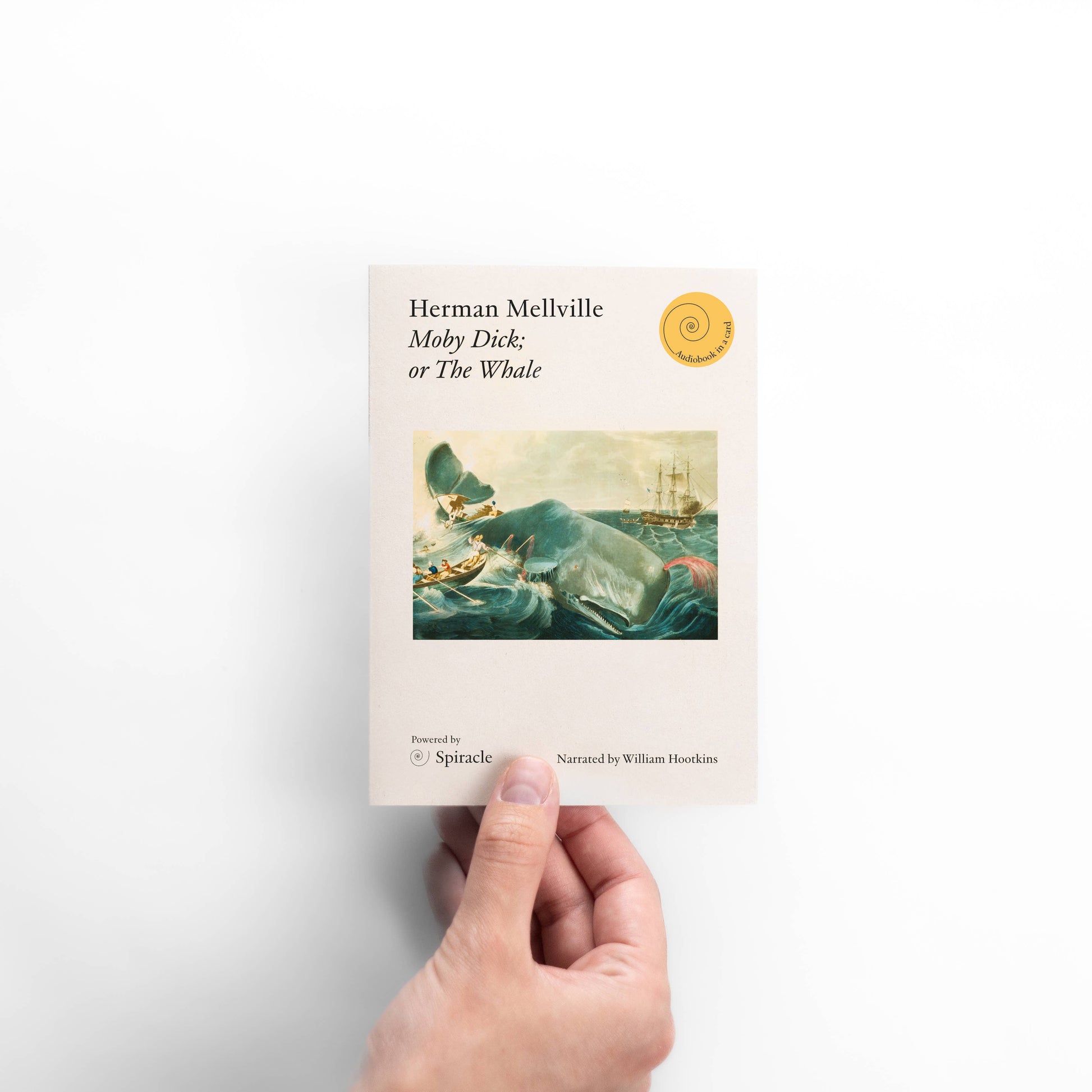 Audiobook in a Card: Moby Dick by Herman Melville -  from The Bookhouse Broughty Ferry- Just £12! Shop now
