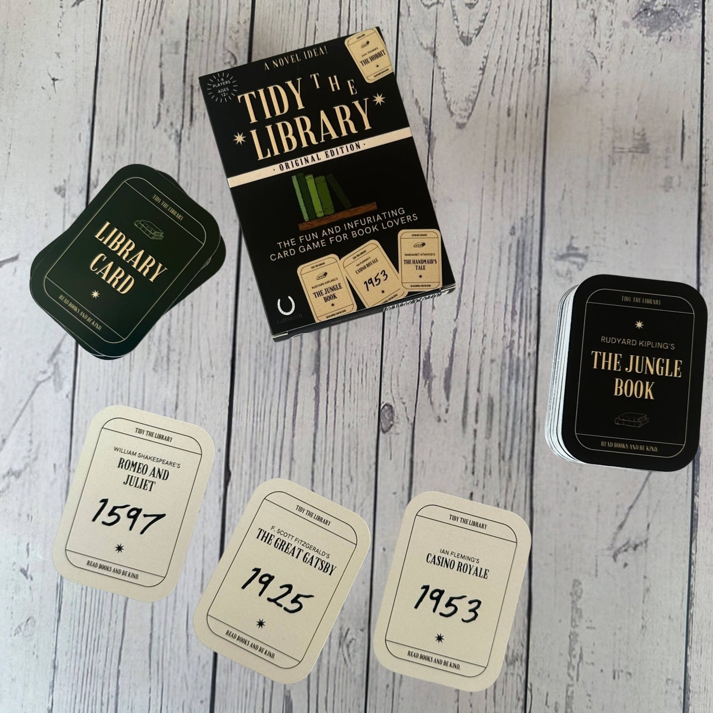 TIDY THE LIBRARY: The Original Card Game for Book Lovers -  from The Bookhouse Broughty Ferry- Just £9.99! Shop now