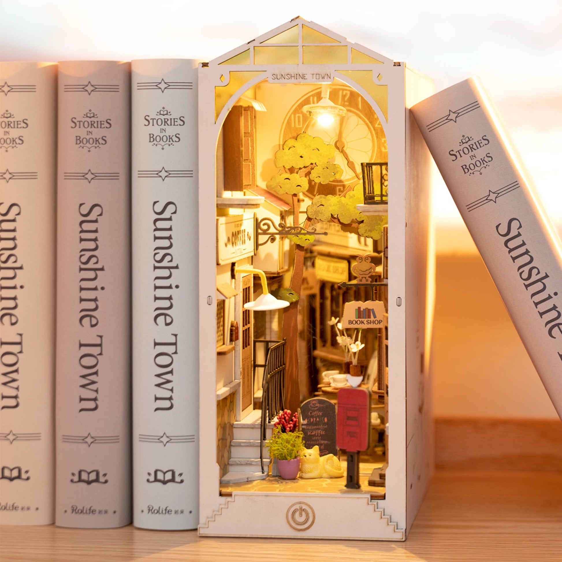 DIY Miniature House Book Nook Kit: Sunshine Town -  from The Bookhouse Broughty Ferry- Just £39.95! Shop now