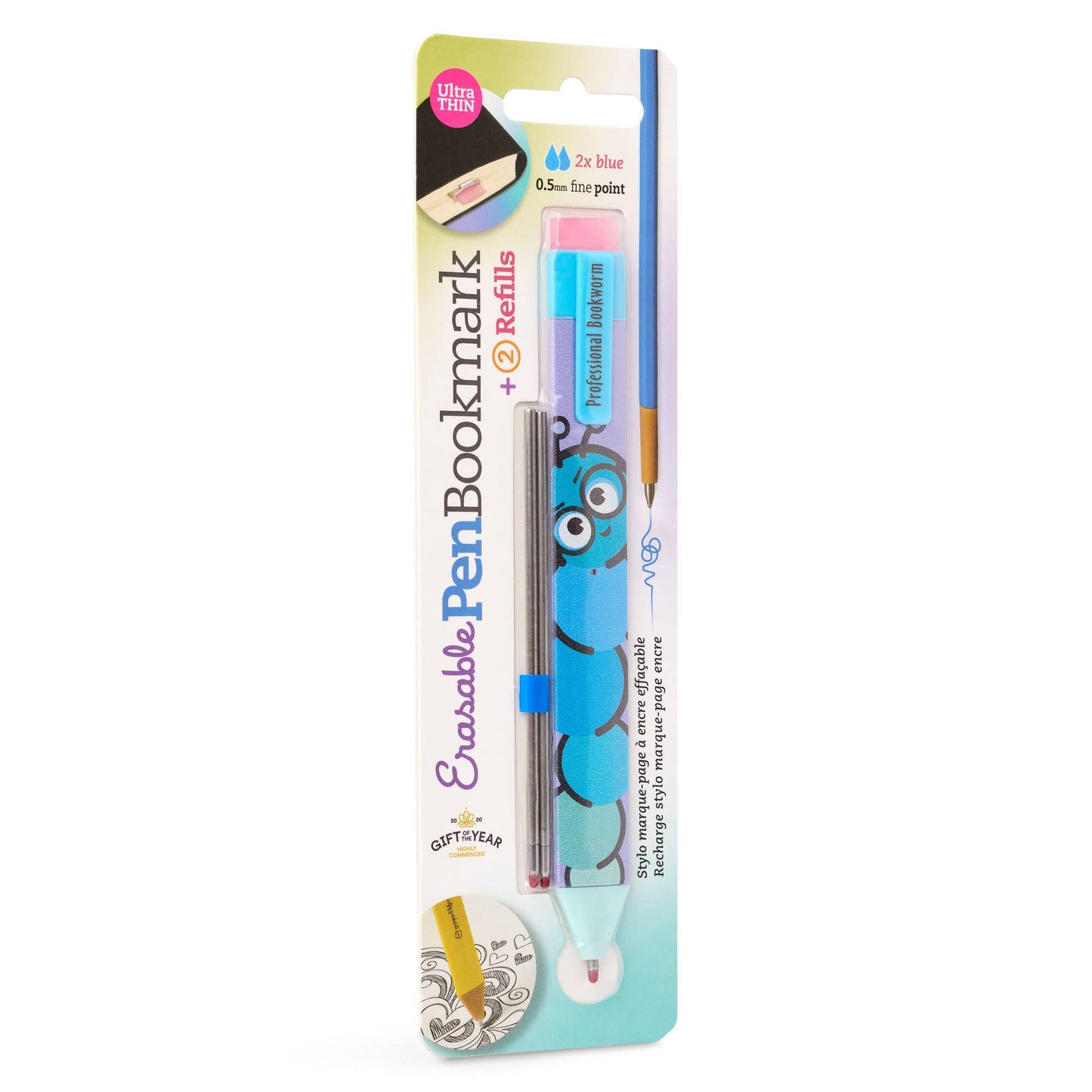 Pen Bookmark, 3-in-1 Erasable Gel Pen/Bookmark inc 2 refills -  from The Bookhouse Broughty Ferry- Just £4.99! Shop now