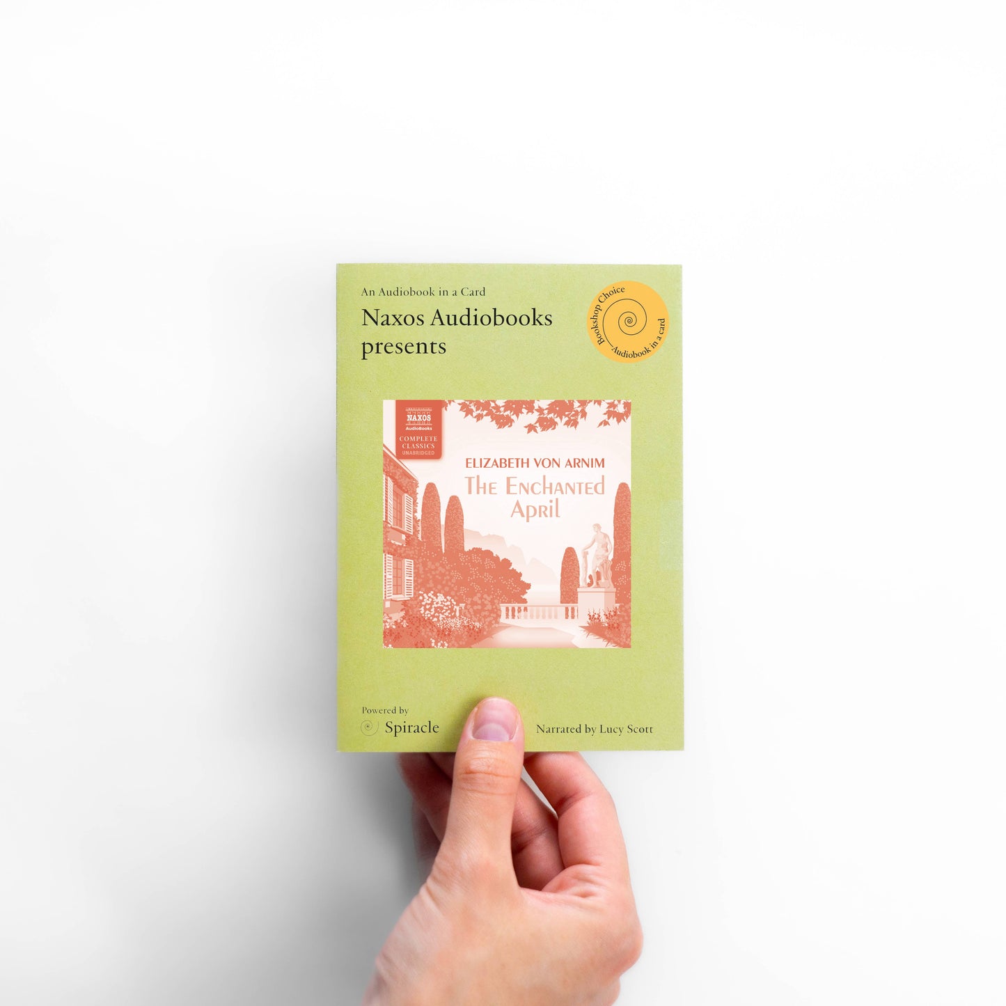 Audiobook In A Card: The Enchanted April  -  from The Bookhouse Broughty Ferry- Just £12! Shop now