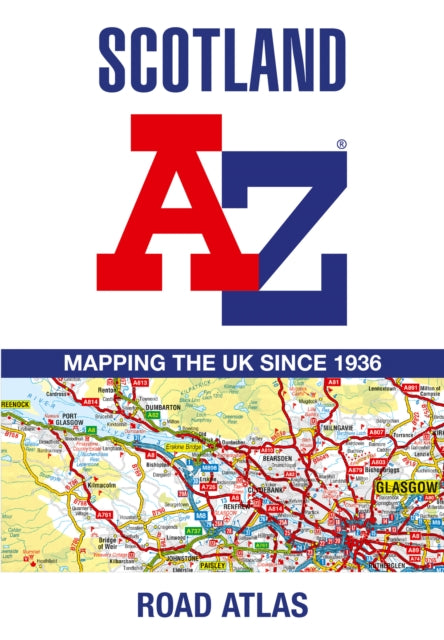 Scotland A-Z Road Atlas - Book from The Bookhouse Broughty Ferry- Just £8.99! Shop now