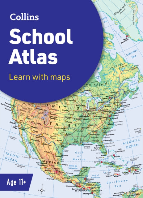 Collins School Atlas : Ideal for Learning at School and at Home - Book from The Bookhouse Broughty Ferry- Just £9.99! Shop now