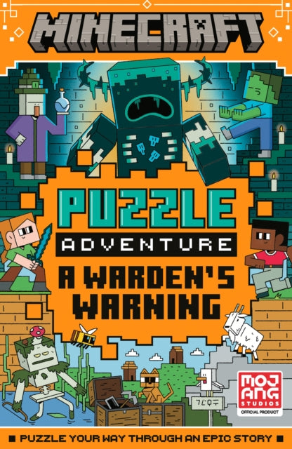 Minecraft Puzzle Adventure: A Warden's Warning - Book from The Bookhouse Broughty Ferry- Just £5.99! Shop now