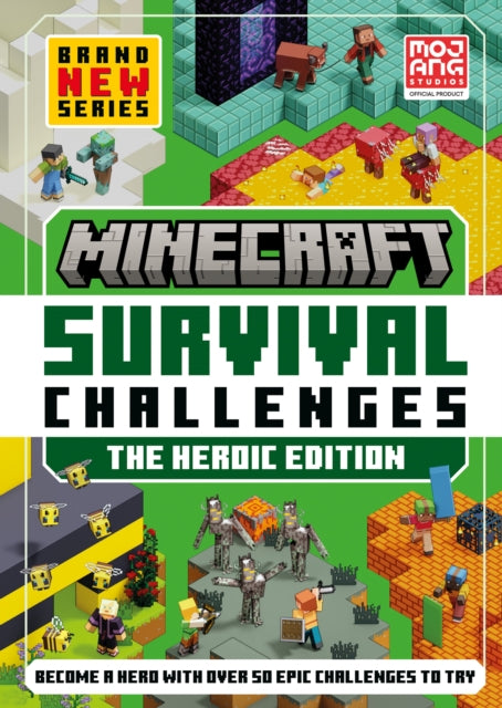Minecraft Survival Challenges: The Heroic Edition - Book from The Bookhouse Broughty Ferry- Just £9.99! Shop now
