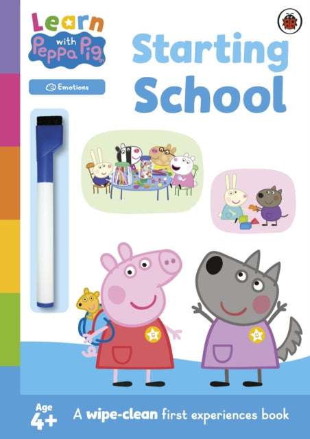 Learn with Peppa: Starting School wipe-clean activity book - Book from The Bookhouse Broughty Ferry- Just £4.99! Shop now