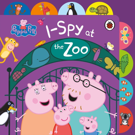 Peppa Pig: I Spy at the Zoo : Tabbed Board Book - Book from The Bookhouse Broughty Ferry- Just £7.99! Shop now