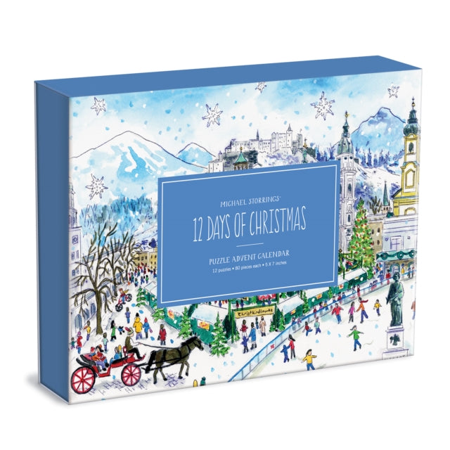 Michael Storrings 12 Days of Christmas Advent Puzzle Calendar - Book from The Bookhouse Broughty Ferry- Just £22! Shop now