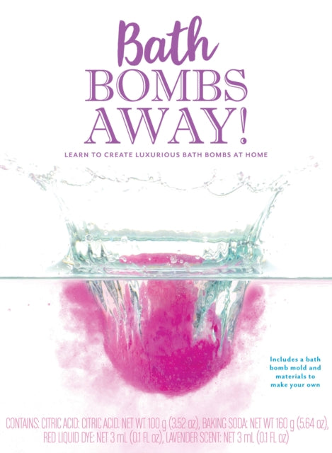 Bath Bombs Away! : Learn to Create Luxurious Bath Bombs at Home - Includes a bath bomb mold and materials to make your own - Book from The Bookhouse Broughty Ferry- Just £12.99! Shop now