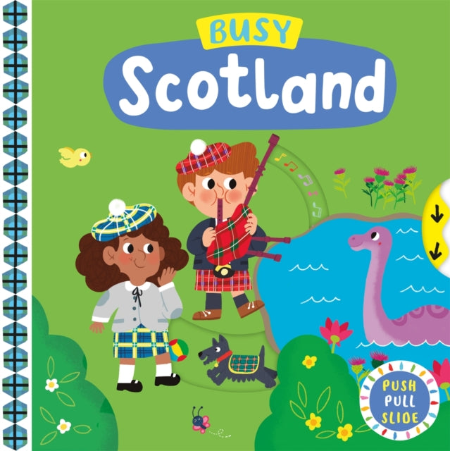 Busy Scotland : A Push, Pull, Slide Book - Book from The Bookhouse Broughty Ferry- Just £7.99! Shop now