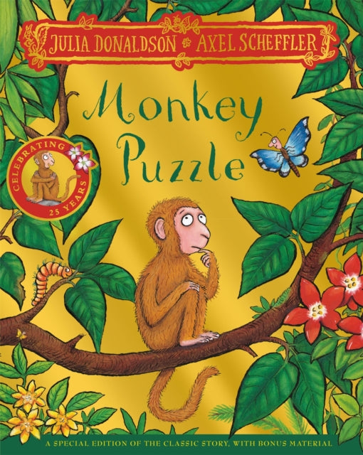 Monkey Puzzle 25th Anniversary Edition : with a shiny gold foil cover and fun activities to make and do! - Book from The Bookhouse Broughty Ferry- Just £7.99! Shop now