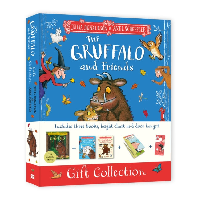 The Gruffalo and Friends Gift Collection : Three books plus a height chart and door hanger! - Book from The Bookhouse Broughty Ferry- Just £14.99! Shop now