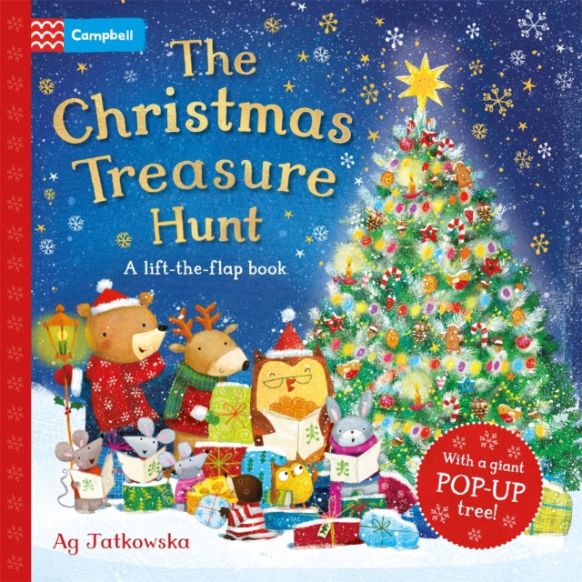 The Christmas Treasure Hunt : A lift-the-flap book with a giant pop-up tree! - Book from The Bookhouse Broughty Ferry- Just £12.99! Shop now