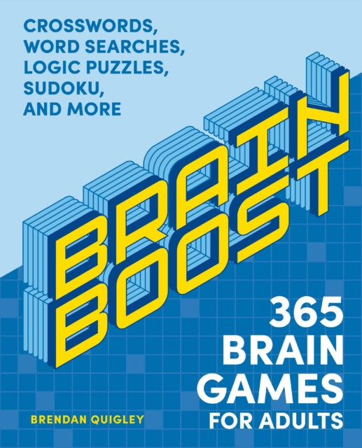 Brain Boost: 365 Brain Games for Adults : Crosswords, Word Searches, Logic Puzzles, Sudoku, and More - Book from The Bookhouse Broughty Ferry- Just £10.99! Shop now
