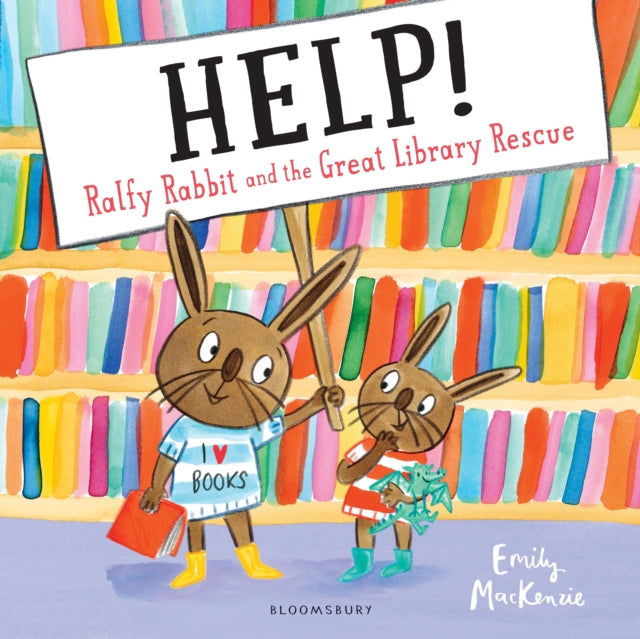 HELP! Ralfy Rabbit and the Great Library Rescue - Book from The Bookhouse Broughty Ferry- Just £7.99! Shop now