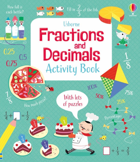 Fractions and Decimals Activity Book - Book from The Bookhouse Broughty Ferry- Just £6.99! Shop now