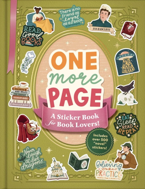 One More Page : A Sticker Book for Book Lovers! - Book from The Bookhouse Broughty Ferry- Just £12.99! Shop now