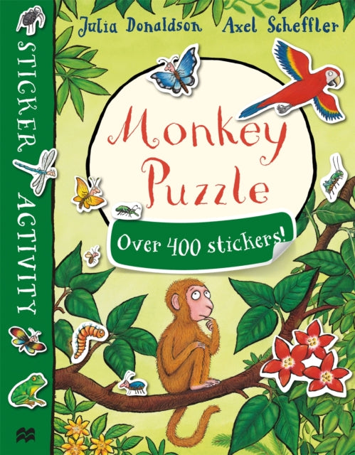 Monkey Puzzle Sticker Book - Book from The Bookhouse Broughty Ferry- Just £7.99! Shop now