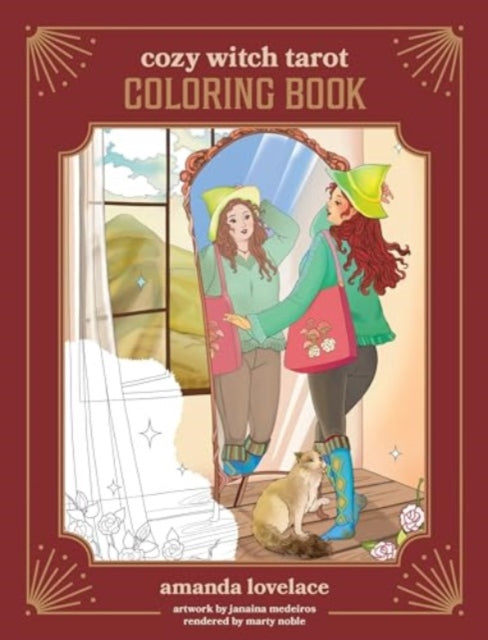 Cozy Witch Tarot Coloring Book - Book from The Bookhouse Broughty Ferry- Just £11.99! Shop now