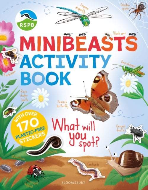 RSPB Minibeasts Activity Book - Book from The Bookhouse Broughty Ferry- Just £6.99! Shop now