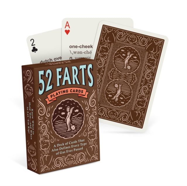 Knock Knock 52 Farts Playing Cards Deck - Book from The Bookhouse Broughty Ferry- Just £6.95! Shop now
