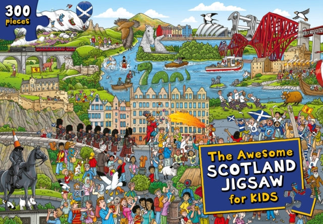 The Awesome Scotland Jigsaw for Kids: 300 piece puzzle - Book from The Bookhouse Broughty Ferry- Just £12.99! Shop now