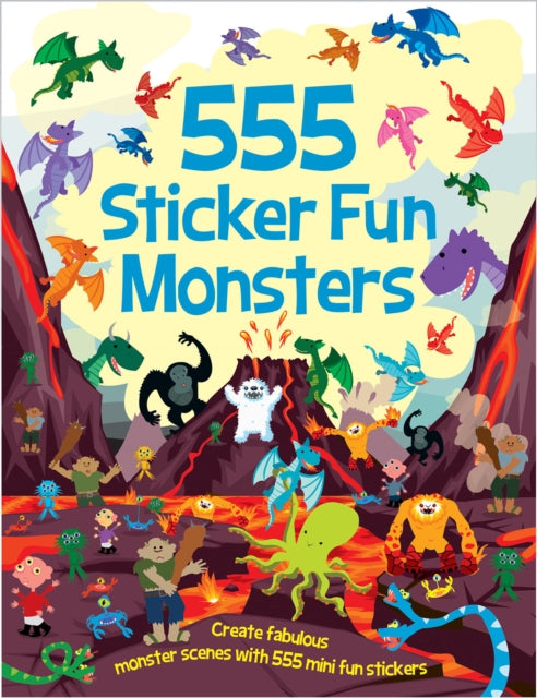 555 Sticker Fun Monsters - Book from The Bookhouse Broughty Ferry- Just £6.99! Shop now