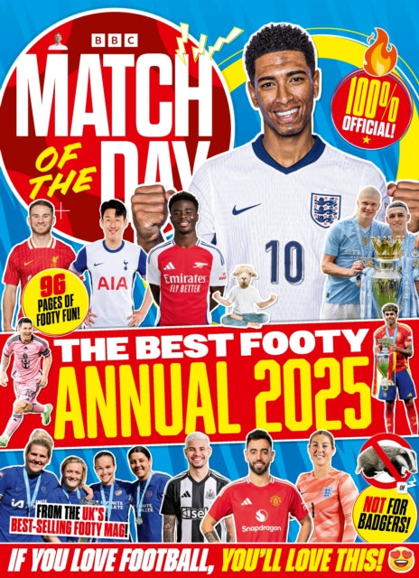 Match of the Day Annual 2025 - Book from The Bookhouse Broughty Ferry- Just £9.99! Shop now