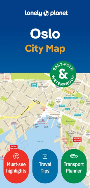 Lonely Planet Oslo City Map - Book from The Bookhouse Broughty Ferry- Just £5.99! Shop now