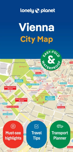 Lonely Planet Vienna City Map - Book from The Bookhouse Broughty Ferry- Just £5.99! Shop now