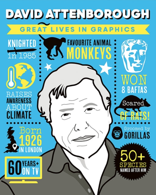 Great Lives in Graphics: David Attenborough - Book from The Bookhouse Broughty Ferry- Just £9.99! Shop now