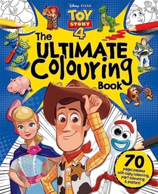 Disney Pixar Toy Story 4 The Ultimate Colouring Book - Book from The Bookhouse Broughty Ferry- Just £4.99! Shop now