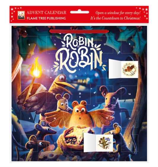 Aardman: Robin Robin Advent Calendar (with stickers) - Book from The Bookhouse Broughty Ferry- Just £6.99! Shop now