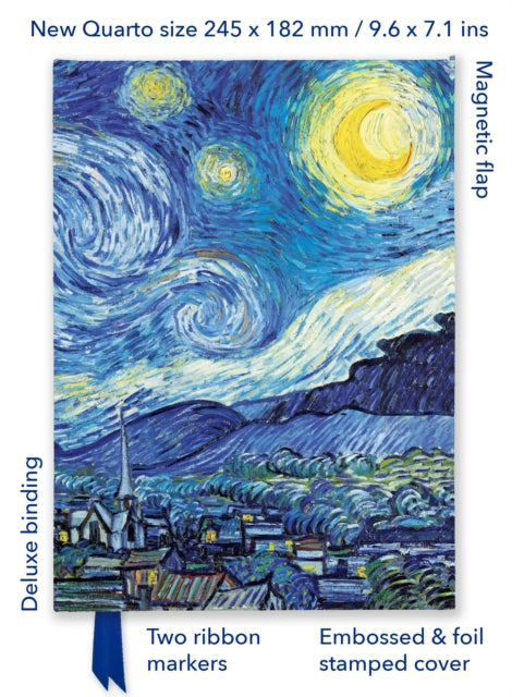 Vincent van Gogh: The Starry Night (Foiled Quarto Journal) - Book from The Bookhouse Broughty Ferry- Just £14.99! Shop now