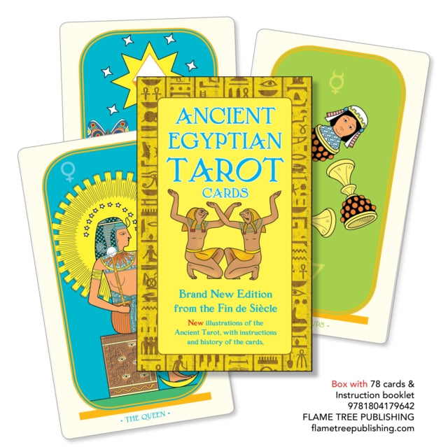 Ancient Egyptian Tarot Card Pack - Book from The Bookhouse Broughty Ferry- Just £16.99! Shop now